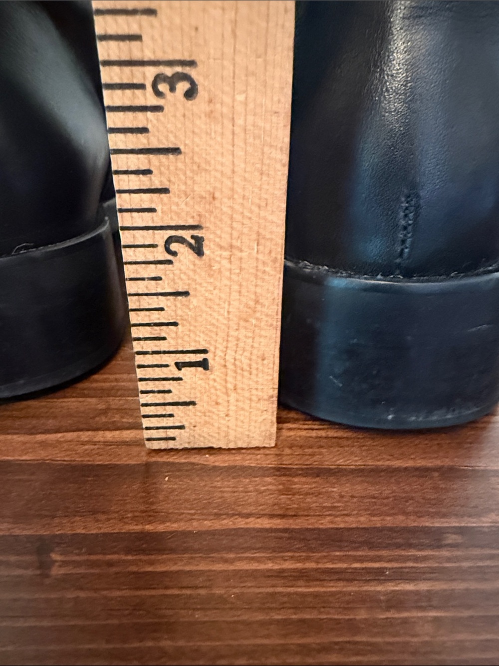 Zara Black Leather Tall Equestrian Riding Boots Size 40 US 9 - Picture 10 of 16